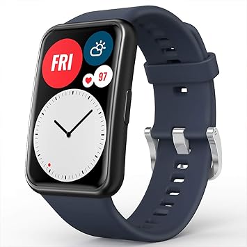 TUSITA Correa Compatible con Huawei Watch Fit - Reemplazo de Pulsera Silicona Banda - Accesorios para Relojes Inteligentes