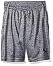 PUMA Big Boys' Contrast Slub Short, Fog Grey, Small (8)