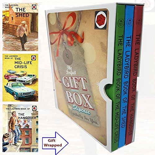 Ladybirds for Grown-Ups (The Ladybird Book of the Hangover, The Ladybird Book of the Shed, The Ladybird Book of the Mid-Life Crisis) 3 Books Bundle Gift Wrapped Slipcase Specially For You Hardcover – 2016