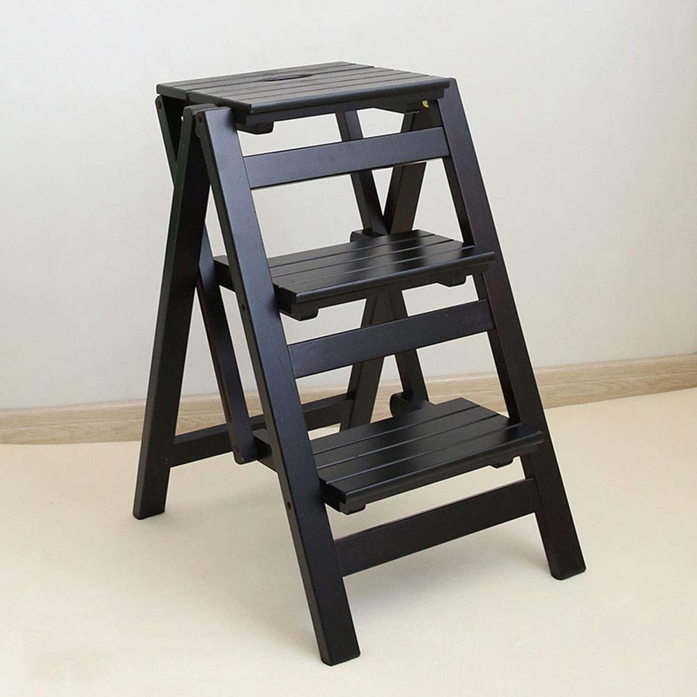 Binbin Folding Step Stool Wood Black Kid Buy Online In Azerbaijan At Desertcart