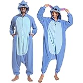 CANASOUR Polar Fleece Halloween Adult Anime Unisex Animal Costume Cosplay Onesie