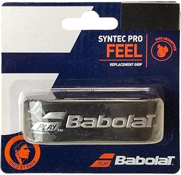 Amazon バボラ シンテックプロ リプレイスメントグリップ 255 ブラック シルバー 長さ110cm 厚さ1 9mm バボラ Babolat グリップテープ