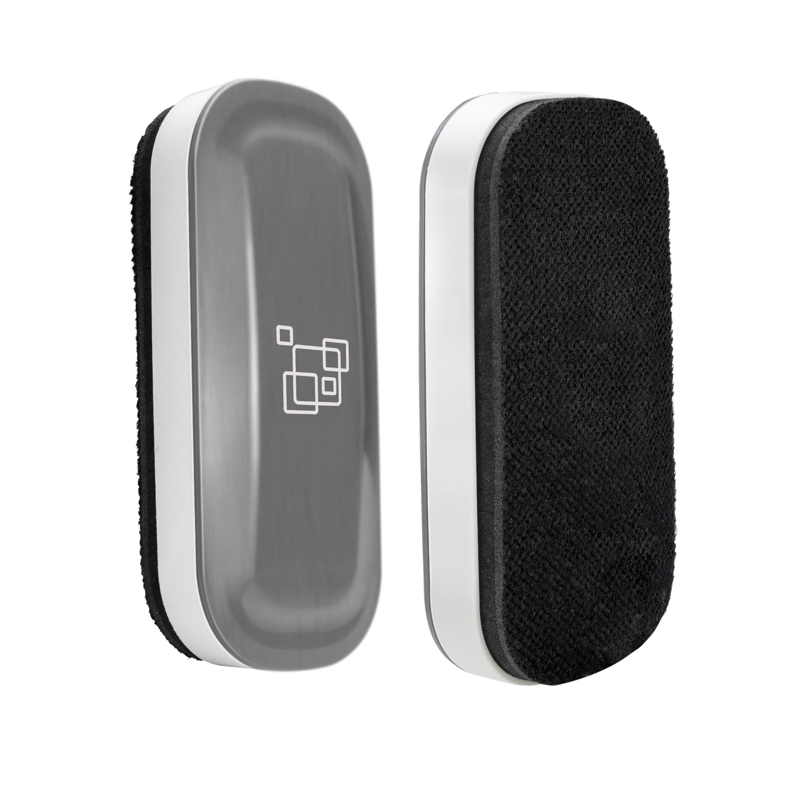 Photo 1 of maxtek Dry Erase Eraser, Magnetic White Board Erasers - 2 Pack, Glass Whiteboard Eraser for Office and School Supplies (Gray)
