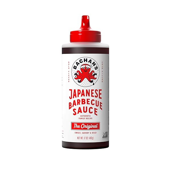 BACHAN’S THE ORIGINAL JAPANESE BARBECUE SAUCE, SMALL BATCH, NON GMO, NO PRESERVATIVES, VEGAN AND BPA FREE, 17 OZ