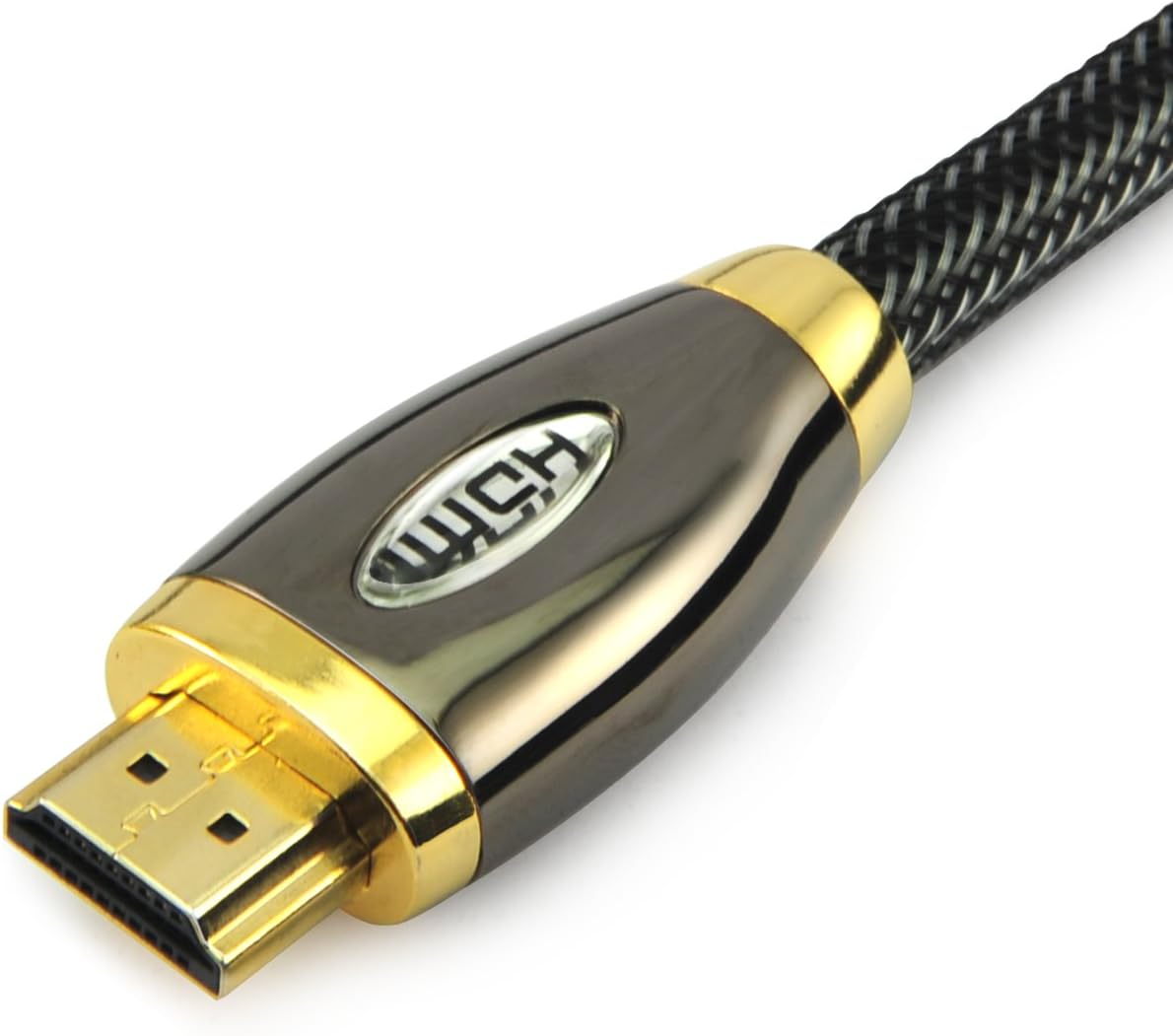 Hzsane High Speed HDMI Cable 2.0b - 1.5m Supports Ultra HD, Ethernet, 3D, 4K, Full HD, HDR, ARC, 18Gbps and Audio Return