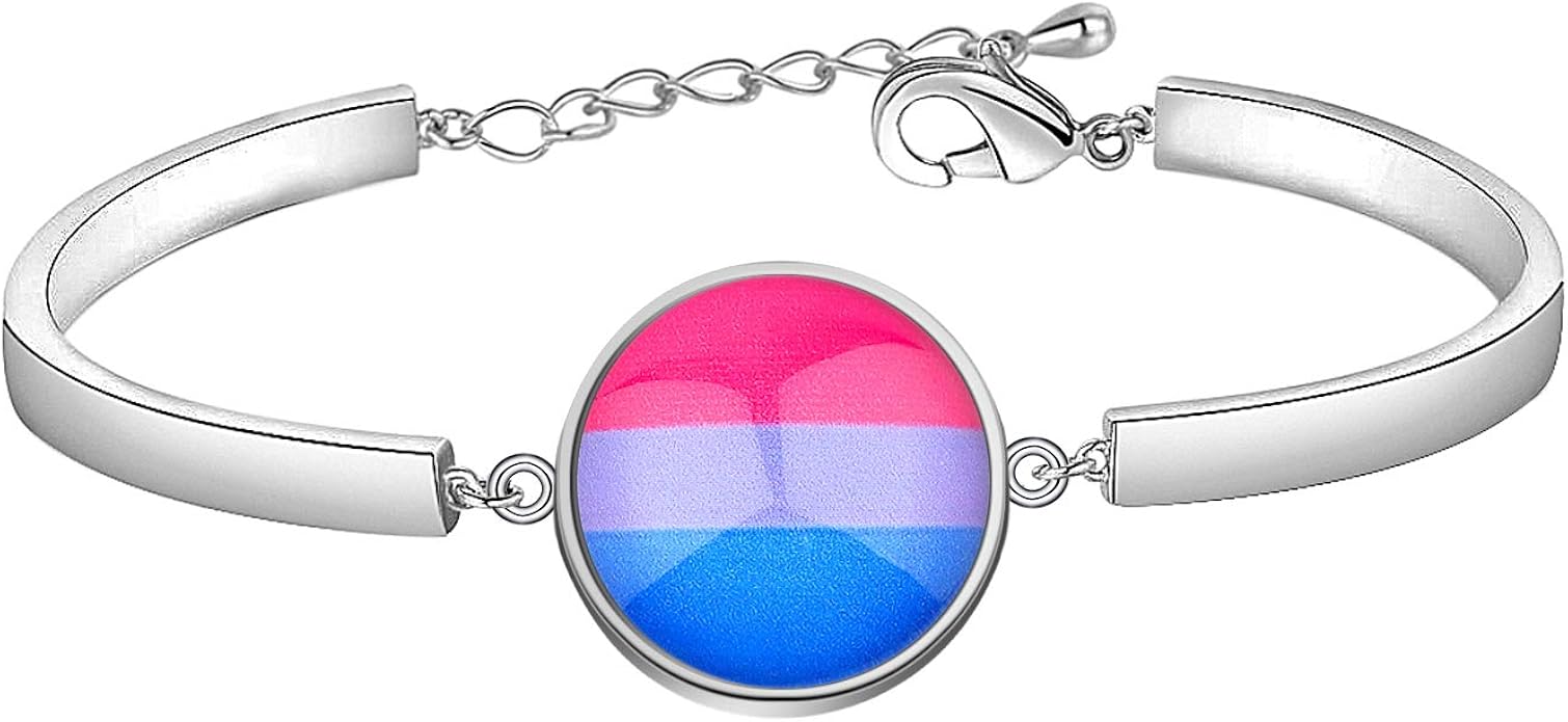 CHOORO LGBT Bracelet Rainbow Gay & Lesbian Pride Bracelet Bisexual