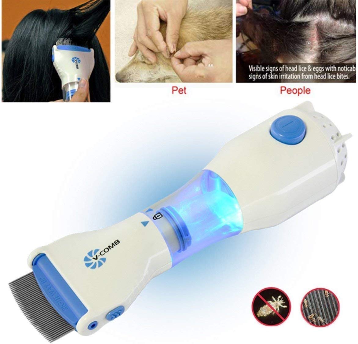 Buy Dd Retails 240v Electrical Head Lice Comb Lice Solution