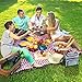 Lunch Bag for Men, Insulated Large Lunch Bag, Women, Reusable Waterproof Cooler Bag, Double-sewn, Waterproof, 600D Oxford Fabric, Large Mesh Side Pockets, Detachable Shoulder Strap