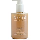 Neom Great Day Exfoliating Hand Wash, 300ml IWild mint and mandarin I Blended with orange peel to exfoliate I 100% Recyclable Bottle I Refillable