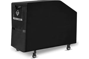 KINGLY Griddle Cover For Blackstone 28"Griddle With Single Shelf,Rip-Proof Upgraded Material Flat Top Grill Cover,Waterproof UV & Fade Resistant Grill Cover For Blackstone Tailgater And More 2-Burner Griddle