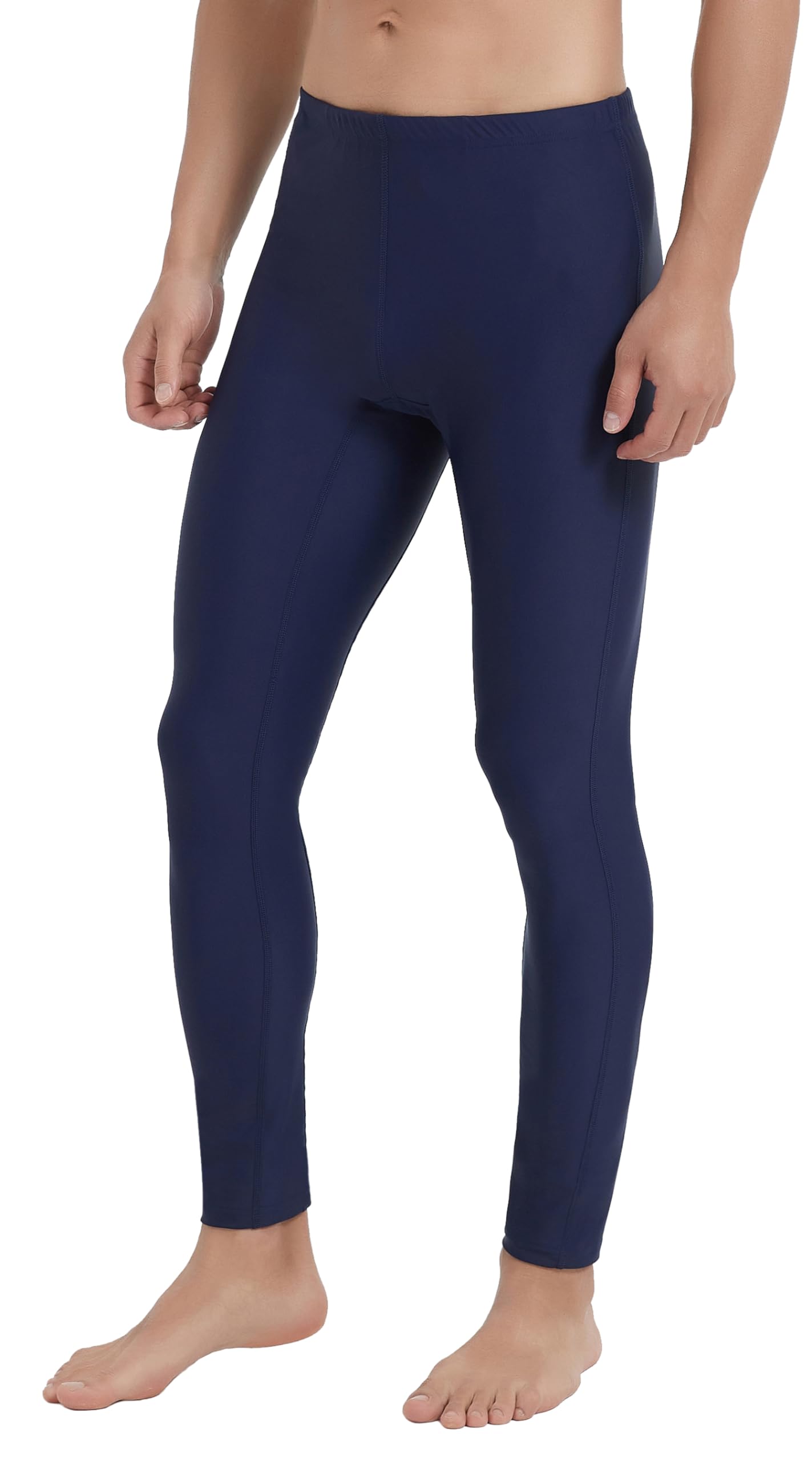 Photo 1 of Ubestyle UPF 50+ Men's Active Surfing Water Leggings Swim Pants Swim Tights Beach Pants Sun Protective Navy (U3006NAVYL)