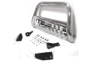 MOTORHOT 3" Front Bumper Bull Bar Grille Stainless Steel Compatible With 2007-2018 Toyota Tundra 2008-2018 Toyota Sequoia Front Bumper Grille Guard Brush Guard Accessories