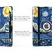 MoKo Case Fit 2018/2017 iPad 9.7 6th/5th Generation - 360 Degree Rotating Cover Case with Auto Wake/Sleep Compatible with Apple iPad 9.7 Inch 2018/2017, Starry Night