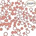 TMCCE Bachelorette Confetti Rose Gold Circle Ring for Wedding Party Bridal Shower Engagement Decorations