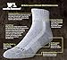 2-Pair Pack Wells Lamont Men’s White Cotton Crew Socks | Durable, Comfortable Work Socks | Made in the USA | Men's Sizes 10-12 ½