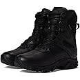Merrell Men's Moab 3 8" Tactical Response Zip Waterproof Boots, Full Grain Leather & Mesh Upper Combat Work & Outdoor Shoes