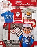 Elf on the Shelf Graphic Tee Multipack SnoCool 3 elf-sized t-shirts and keepsake tin suitcase