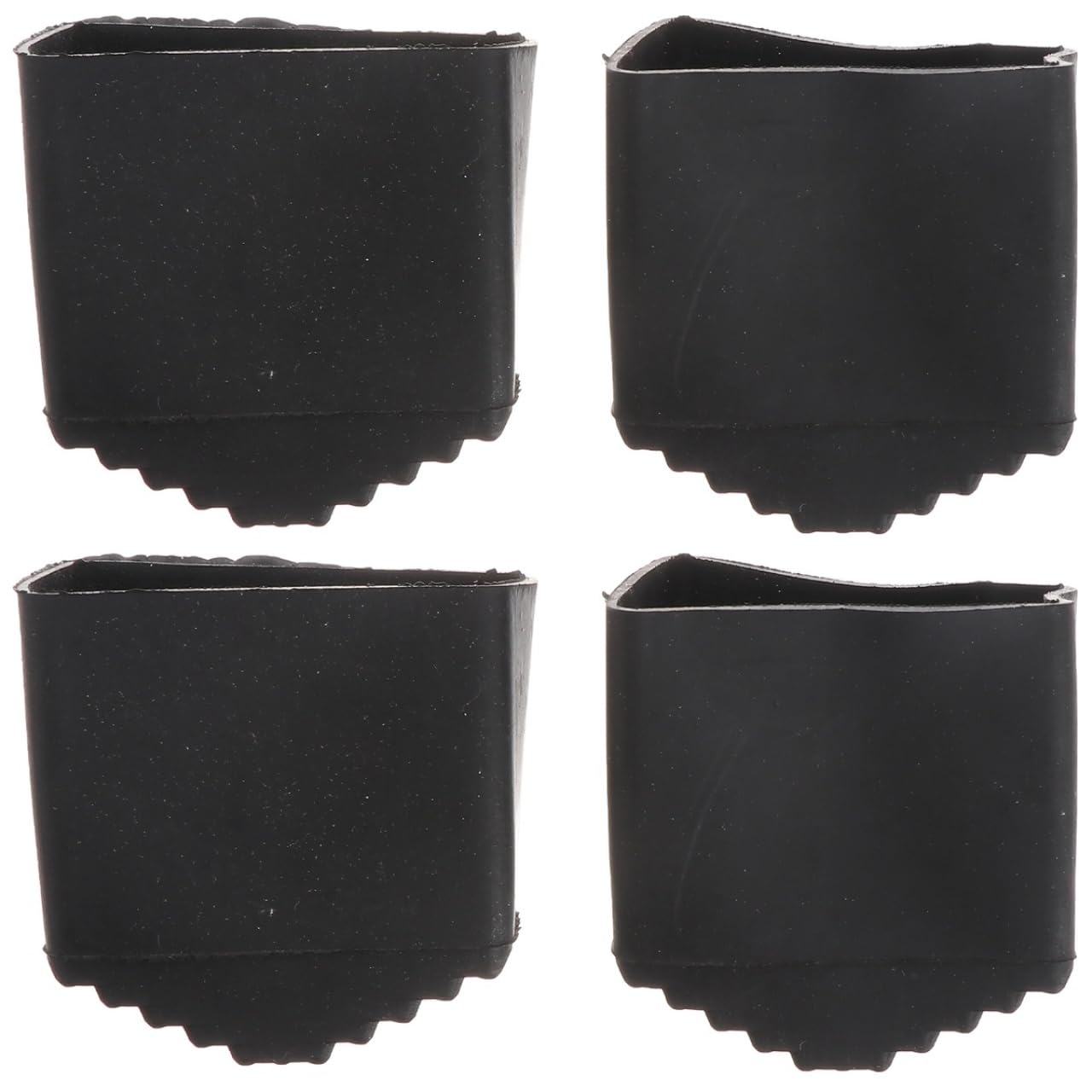 VICASKY 4pcs Rubber Ladder Feet - 40 x 20 Aluminium Ladder Replacement Non-Slip Protective Caps for Universal Ladders Aluminium Ladder Replacement Rubber Feet Ladder Feet 40 x 20 Aluminium Ladder