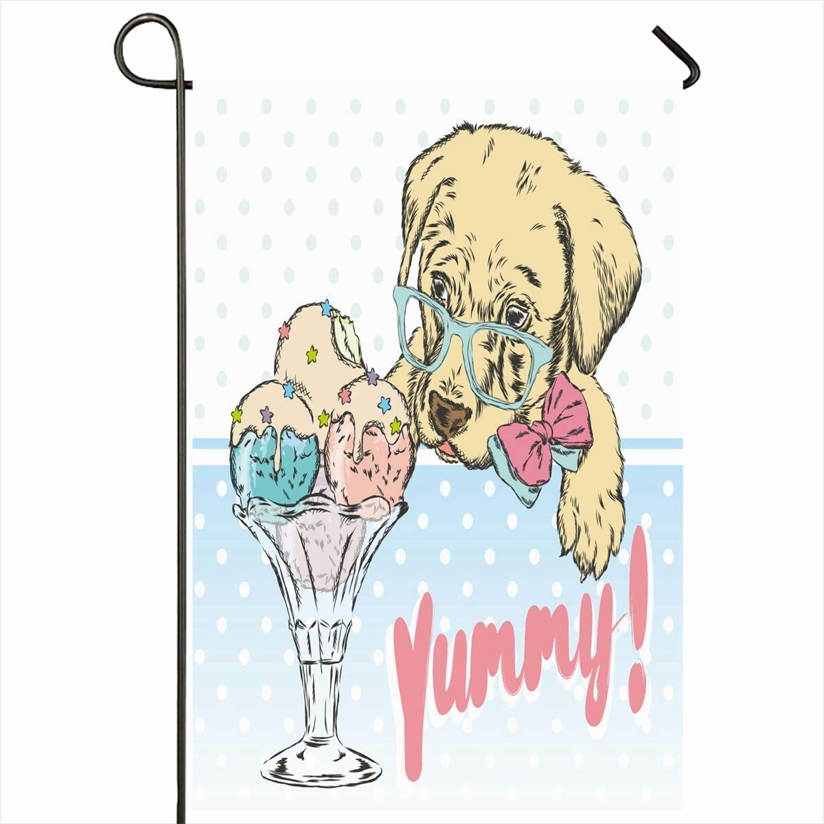 Best Puppy Garden Flag 12 X18