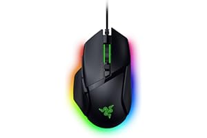 Razer Basilisk V3 35K Wired Ergonomic Gaming Mouse : HyperScroll Tilt Wheel - 35K DPI Optical Sensor Gen 2-13 Customizable Controls - Chroma RGB - Optical Switches Gen 3 - Speedflex Cable