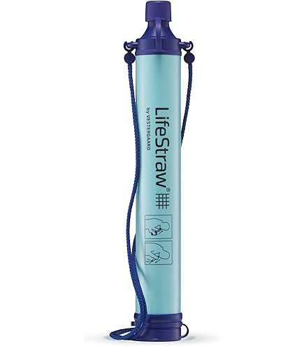 Life Straws Portable Water Filter Straw Filtration Purifier Outdoor Survival Life Water Purifying Tablets