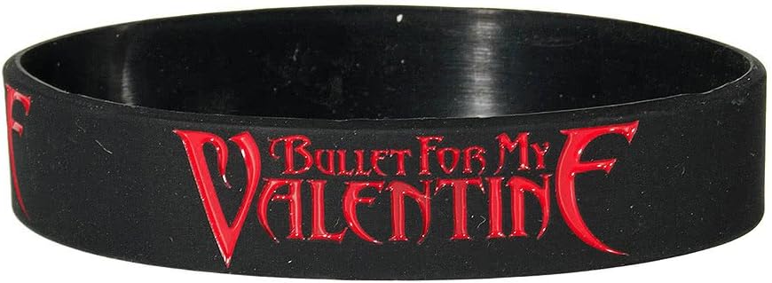 Bullet For My Valentine Logo Wristband (Black/Red)