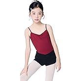 Daydance Girls Ballet Leotard, Camisole Girls Dance Leotard with Adjustable Straps for Ballet, Gymnastics