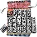 MYAROMA FINDINGS 24pcs/Kit Norse Vikings Runes Beads for Beards Hair Paracord Pendants &Bracelets DIY