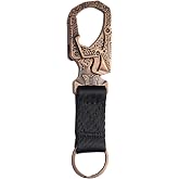 Ahiller Locking Carabiner Keychain Clip, Heavy Duty Carabiner for Keys | Solid Zinc Alloy EDC Clip for Keys，Double anti-misopen lock，suits hiking, gym, travel, pet leash &amp; Car/House Keys