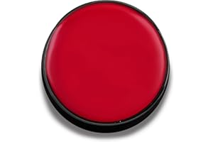 Mehron Makeup Color Cups | Stage, Foundation, Face Paint, Body Paint, Halloween Makeup | Greasepaint .5 oz (14 g) (Red)