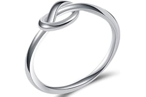 Jude Jewelers Size 3-13 Stainless Steel Simple Love Knot Celtic Promise Anniversary Statement Ring