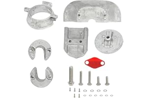 Acouto Aluminium Anode Kit, for Mercruiser Alpha 1 Generation 2 Sterndrives Aluminium Anode Kit 888756Q01 High Strength Rustp