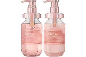 [Genuine Product] &honey Melty Moist Repair Shampoo & Conditioner Set 440mL+450g/14.87.fl.Oz+15.69Oz Sulfate-Free Moisturizing Hair Care Tame Frizz Waves