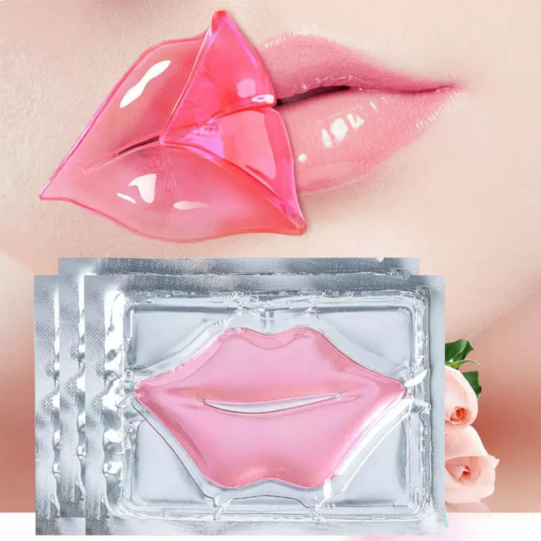5pcs Collagen Crystal Lip Mask - Hydrating Plumping Lip Treatment, Overnight Moisturizing Mask for Soft Smooth Lips, Vegan & Cruelty-Free, with Hyaluronic Acid & Vitamin E — image 1