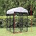 Sandinrayli Medium Outdoor Dog Kennel Cat Pet Shelter Waterproof Cover Shade Enclosure House Cage