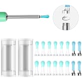 Bebird Ear Cleaner Replacement Tips, 16 Pieces Waterproof Silicone Ear Spoon for Ear Wax Removal Endoscope, BEBIRD Original Ear Cleaner Tips for R1/R3/W3