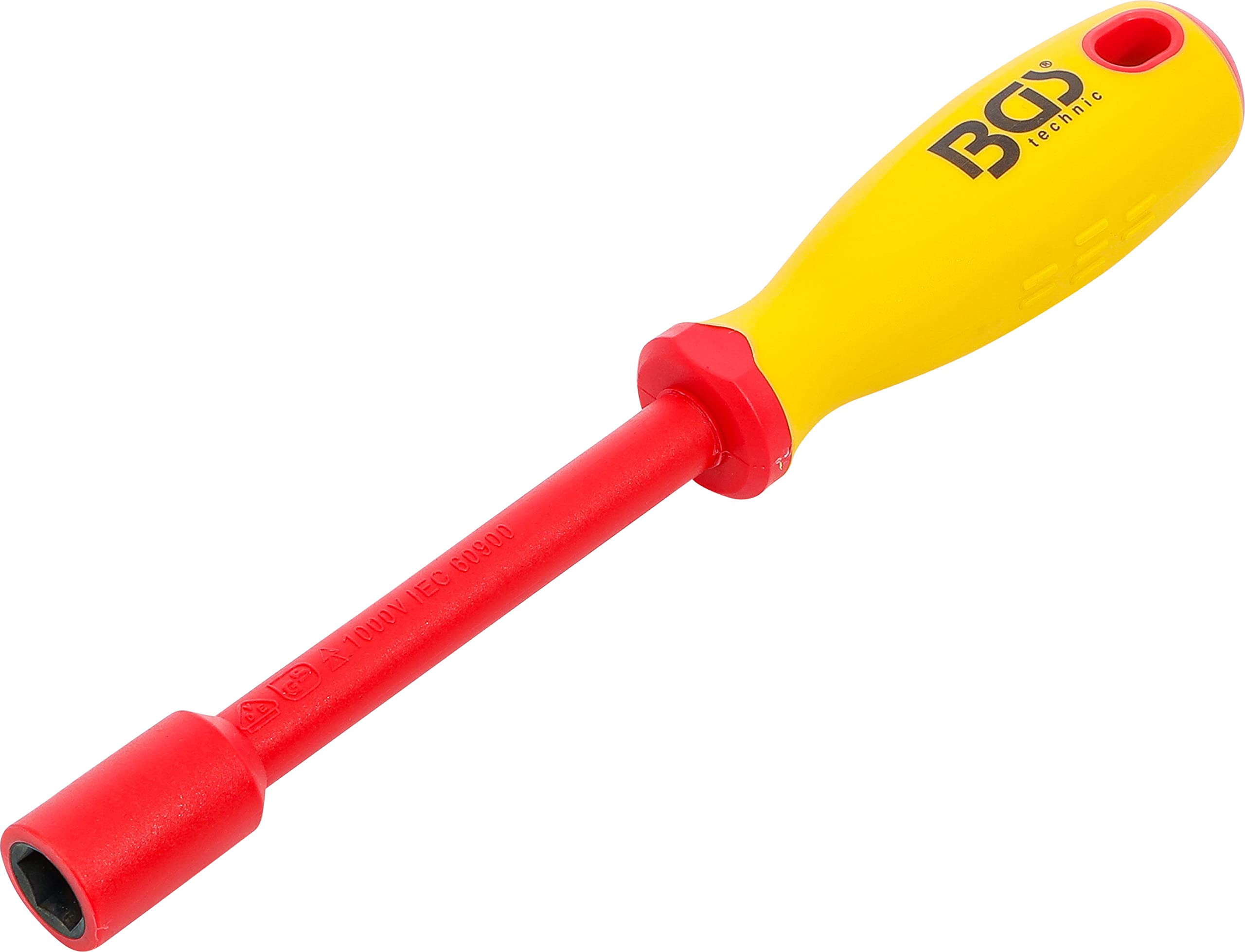 BGS 71092 | VDE Socket Screwdriver | Hexagon | 12 mm | Blade Length 125 mm
