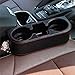 Geekercity Portable Leather Cover Car Cup Holder Automobile Vehiche Seat Wedge Organizer Cell Mobile Phone Holder Drinks Holder Glove Box Car Accessories - Easy to Install