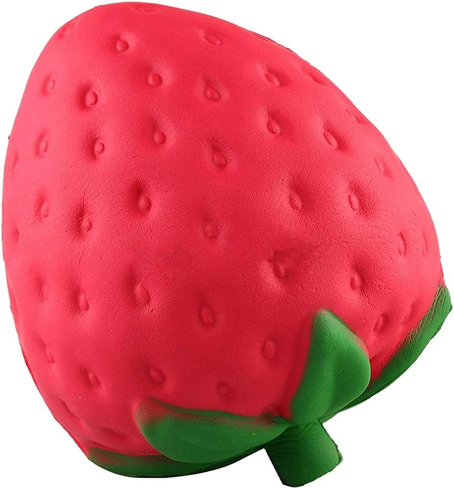 Kfnire Strawberry Cream Scented Slow Rising Toy Cell Phone Charms Pendant Strap Small (4.33inch)