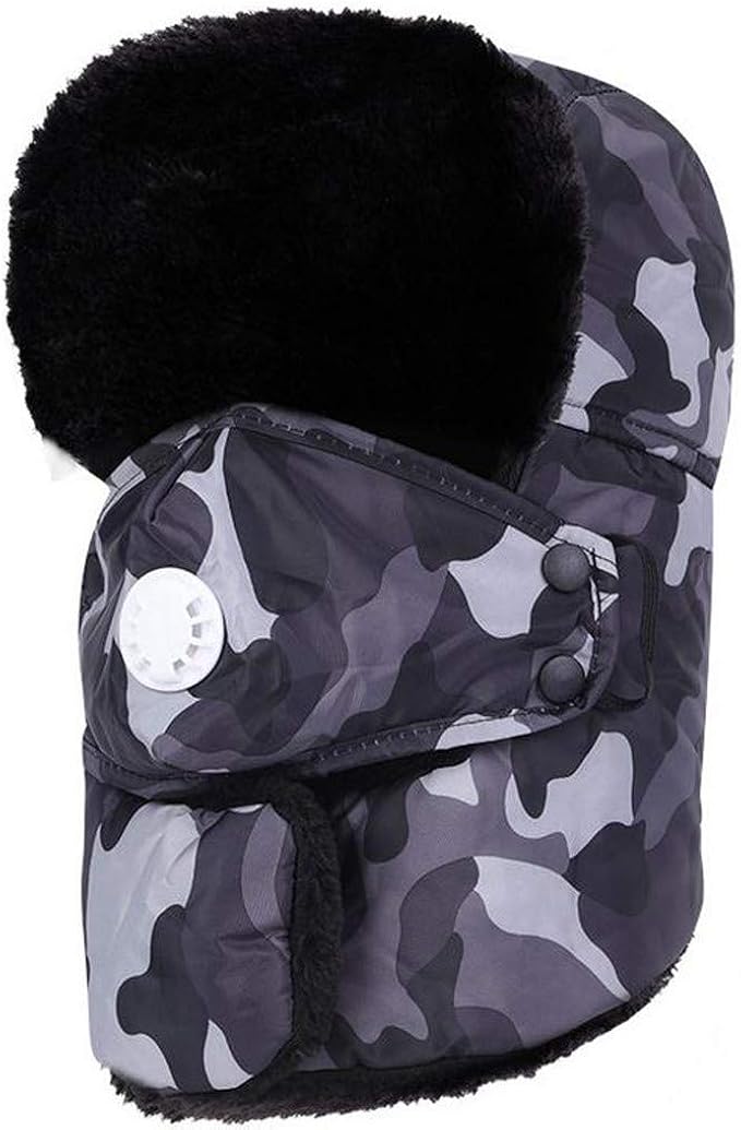 snow camo winter hat