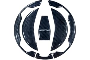 NIGHT CAT Compatible Ninja 400 Ninja 500 Motorcycle Fuel Tank Pad Kit Side Fuel Knee Guard Sticker Fuel Tank Protector（Gas Tank Cap)