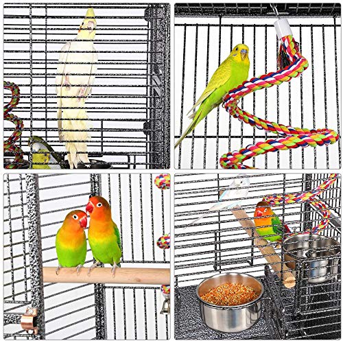 2 Yaheetech+Cockatiel+Cockatoo+Parakeet+Finches+Black