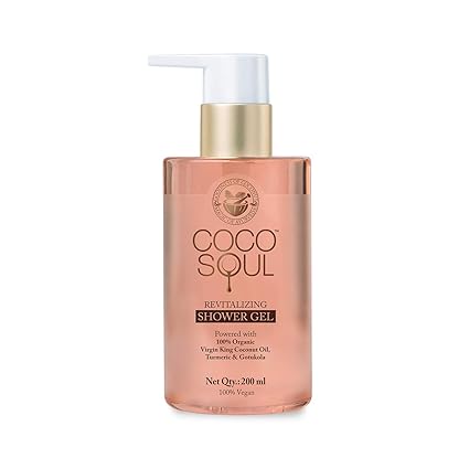 Coco Soul Beauty Revitalizing Body Wash With Virgin King Coconut Oil (Vegan, Sulphate & Paraben Free), 200 ml