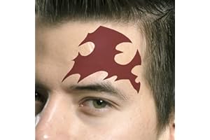 VZQI Demon Temporary Tattoos Nezuk Cosplay Kanroji Kokushibo Tanjir Cosplay Temporary Tattoos Toys Halloween Party