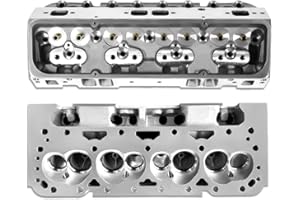 IMOOA One Pair Bare Angle Plug Cylinder Head For Chevy Small Block 283-400 Aluminum 205cc Intake Runner & 64cc Chamber