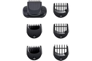 FLYLIN Beard Trimmer Attachment Fit for Br-aun Series 5, 6 and 7 Electric Razors 1/2/3/5/7mm, Replacement Shaver Guide Combs for 5018s, 5020s, 6075cc, 7071cc, 7075cc, 7085cc, 7020s, 5050cs, 6020s, 6072cc