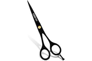 Facón Professional Razor Edge Barber Hair Cutting Scissors - Japanese Stainless Steel - 6.5" Length - Fine Adjustment Tension