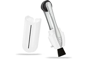 Peeps CarbonKlean Glasses Cleaner - for Eyeglasses, Reading Glasses, and More - Lens Cleaner With Carbon Microfiber Tech - Injected White - 1 Count