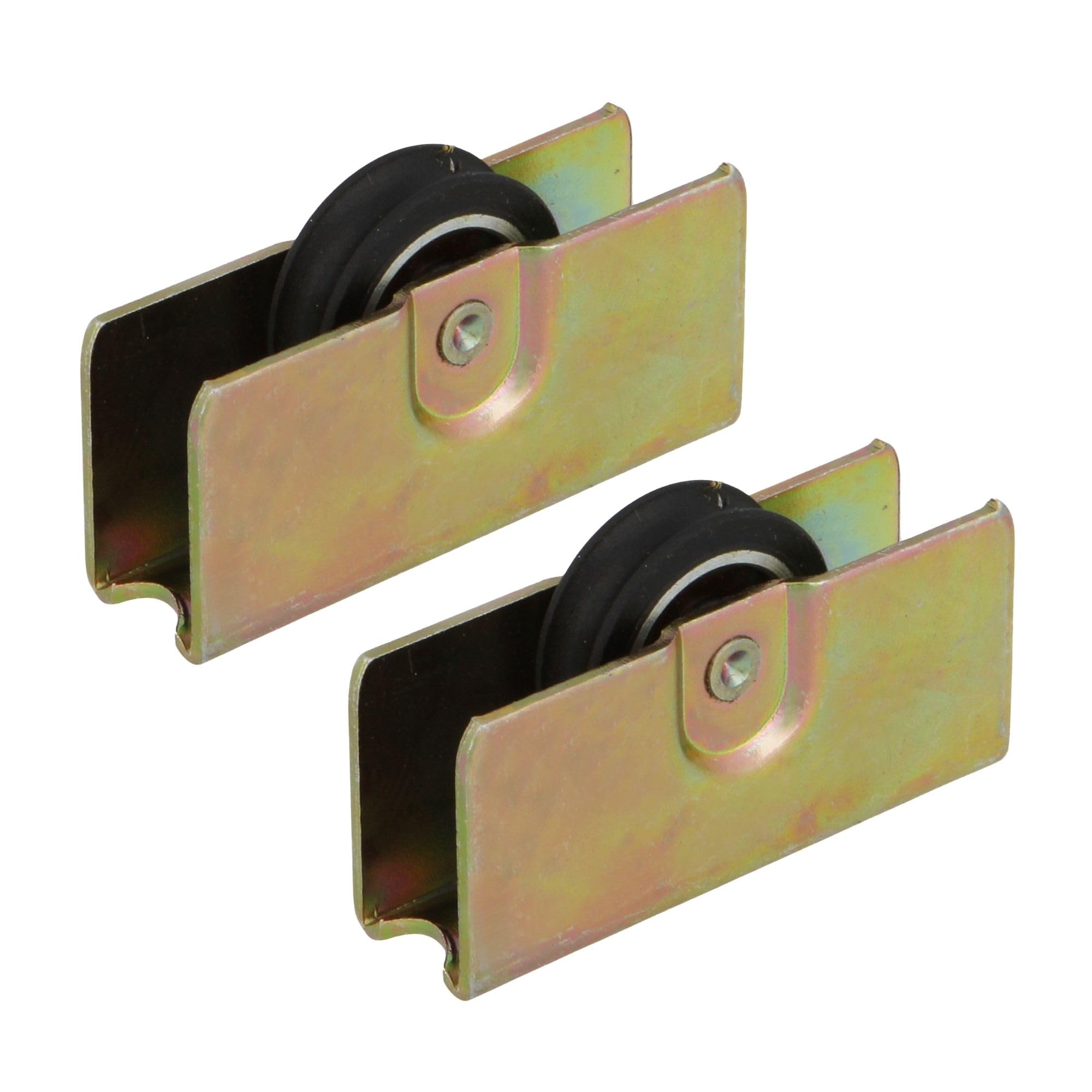 Amig - Sliding Window Roller - Set of 2 Units - Size 45 x 20 mm - Metal Housing and Ball Bearing - Designed for Sliding Windows - Bichromated Steel - Mod. COR14