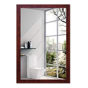 Home Selections Rectangular Frameless Bathroom Mirror With Drilled